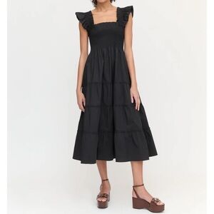 HILL HOUSE The Ellie Nap Dress in Black Womens XS